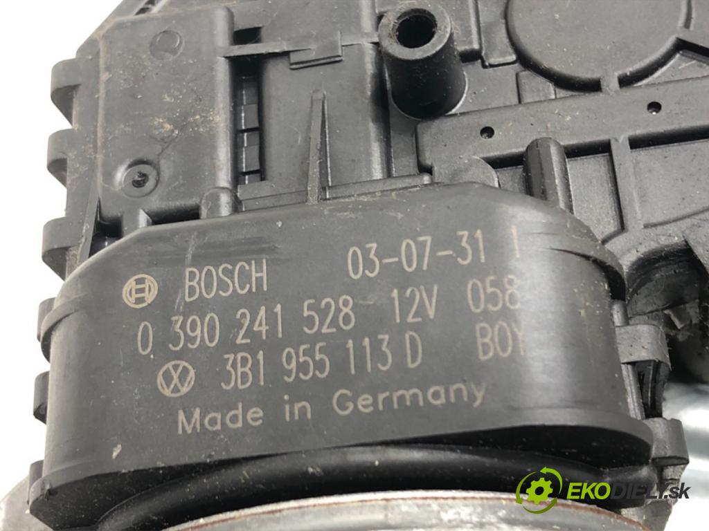 VW PASSAT B5.5 Variant (3B6) 2000 - 2005    1.9 TDI 96 kW [130 KM] olej napędowy 2000 - 2005  Mechanizmus stieračov predný 0390241528 3B1955113D (Motorčeky stieračov predné)