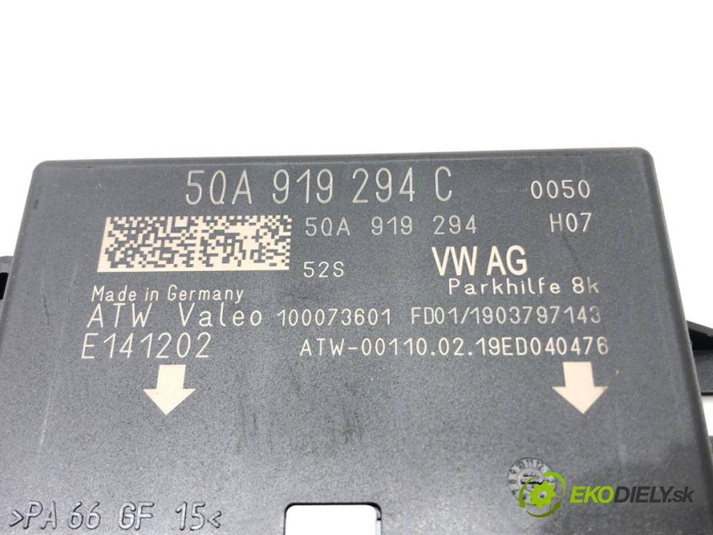 VW POLO VI (AW1, BZ1, AE1) 2017 - 2022    1.0 TSI 85 kW [115 KM] benzyna 2017 - 2022  Modul PDC 5QA919294C (Ostatné)