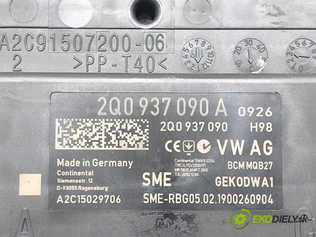 VW POLO VI (AW1, BZ1, AE1) 2017 - 2022    1.0 TSI 85 kW [115 KM] benzyna 2017 - 2022  Modul komfortu 2Q0937090A (Moduly komfortu)
