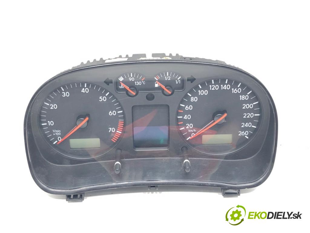 VW GOLF IV (1J1) 1997 - 2008    1.6 74 kW [100 KM] benzyna 1997 - 2004  Prístrojovka 1J0920822A (Prístrojové dosky, displeje)
