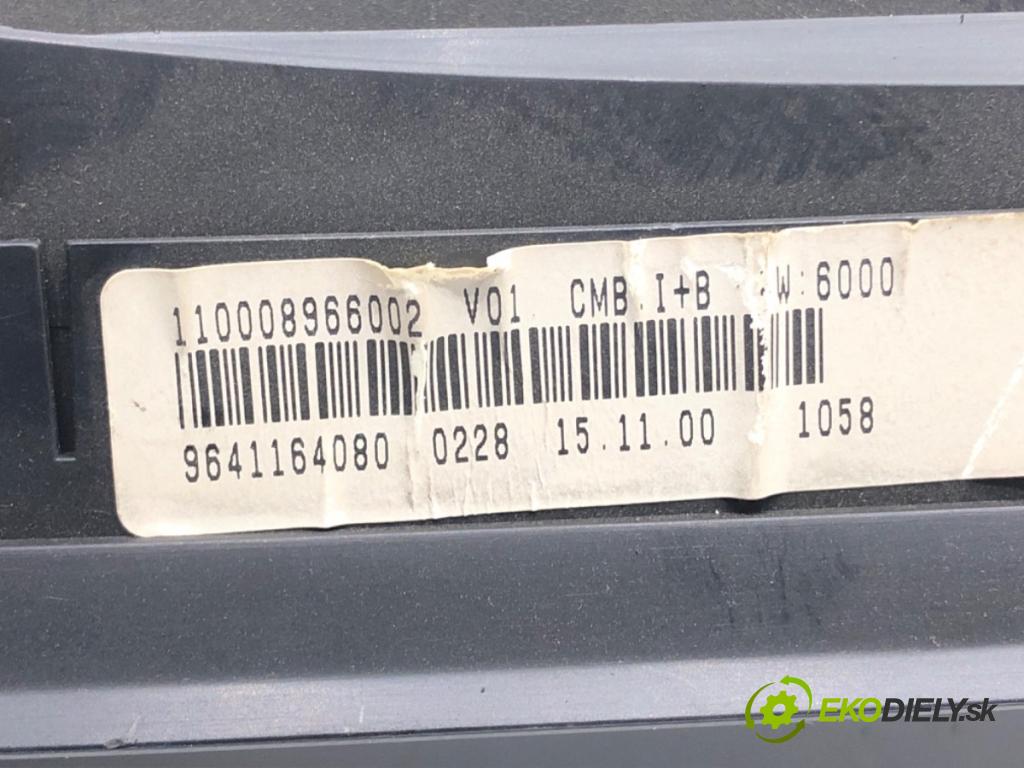 CITROEN XSARA PICASSO (N68) 1999 - 2012    1.8 16V 85 kW [115 KM] benzyna 2000 - 2005  Prístrojovka 9641164080 (Prístrojové dosky, displeje)