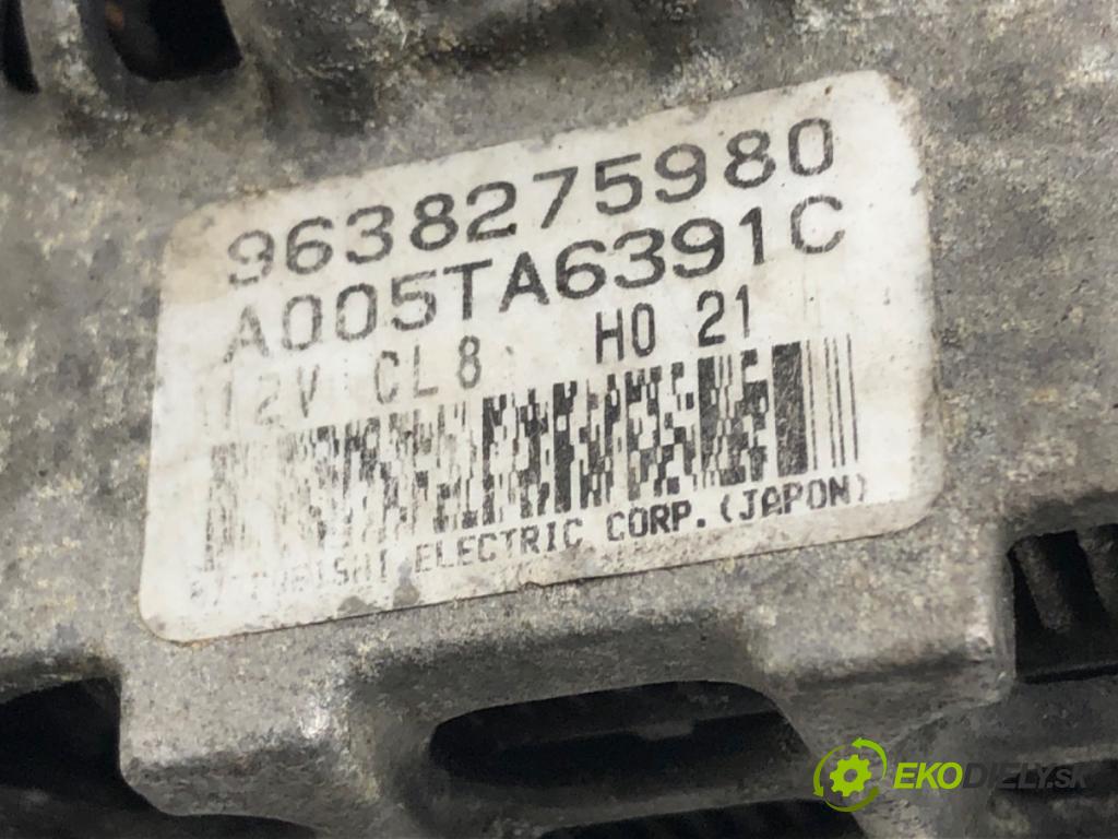 CITROEN XSARA PICASSO (N68) 1999 - 2012    1.8 16V 85 kW [115 KM] benzyna 2000 - 2005  Alternátor 9638275980 (Alternátory)