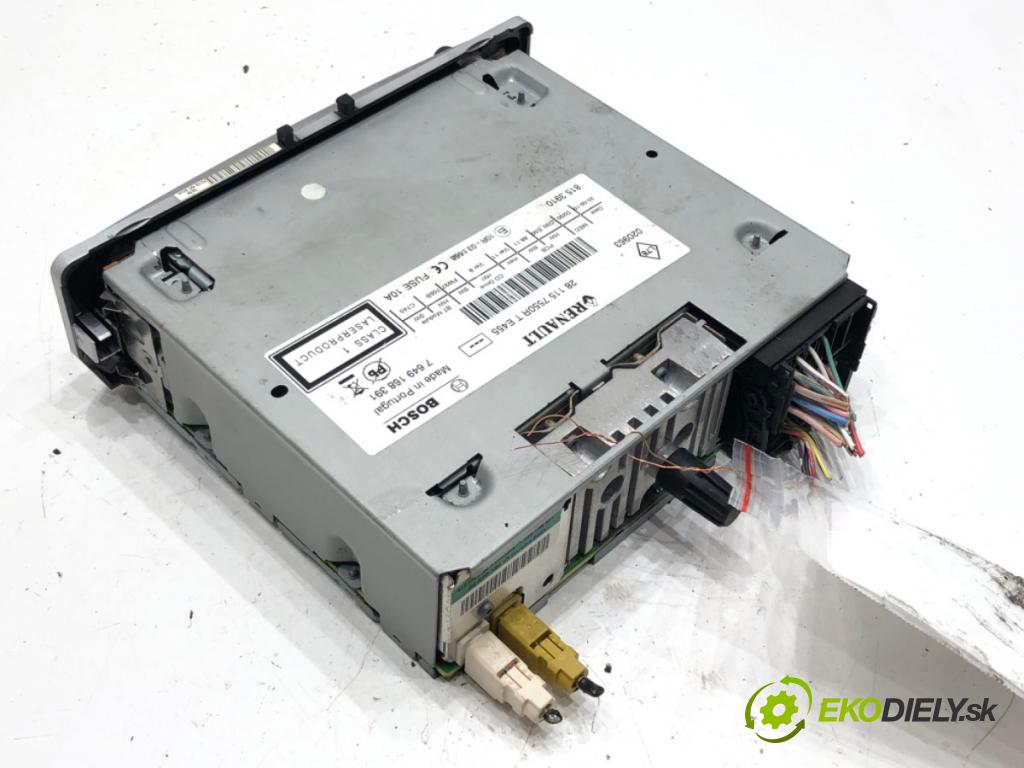 RENAULT GRAND SCÉNIC III (JZ0/1_) 2009 - 2022    2.0 dCi (JZ0Y) 110 kW [150 KM] olej napędowy 2009 - 2022  RADIO 281157550R (Audio zariadenia)