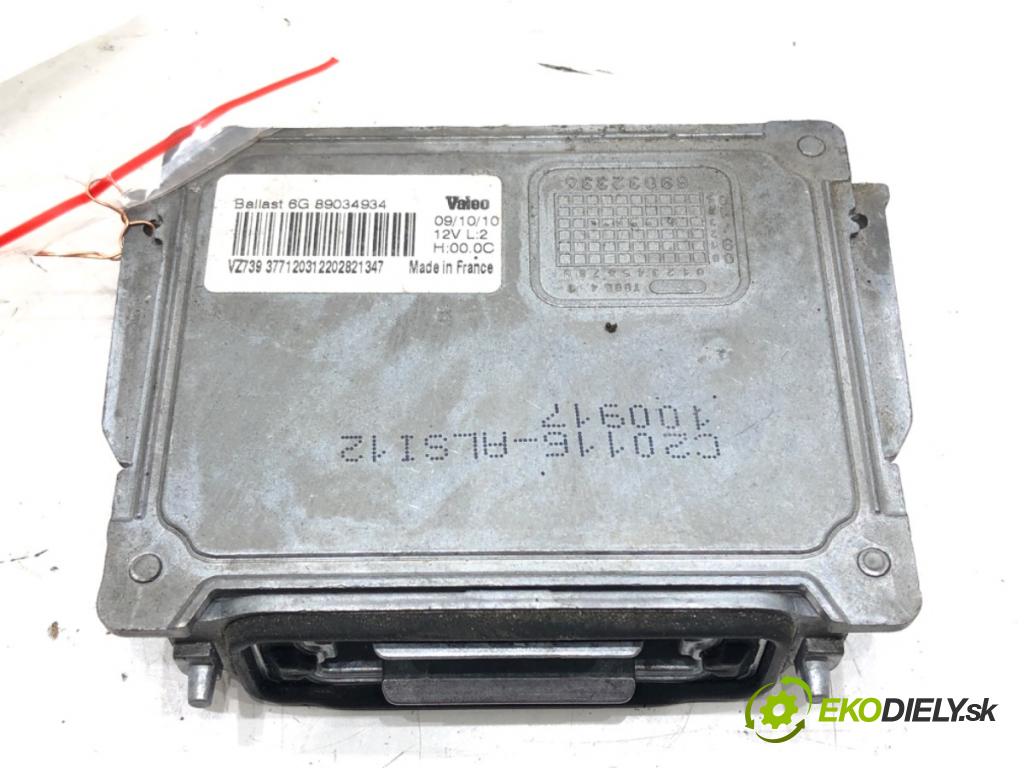 RENAULT GRAND SCÉNIC III (JZ0/1_) 2009 - 2022    2.0 dCi (JZ0Y) 110 kW [150 KM] olej napędowy 2009 - 2022  Menič XENON 89034934 (Riadiace jednotky xenónu)