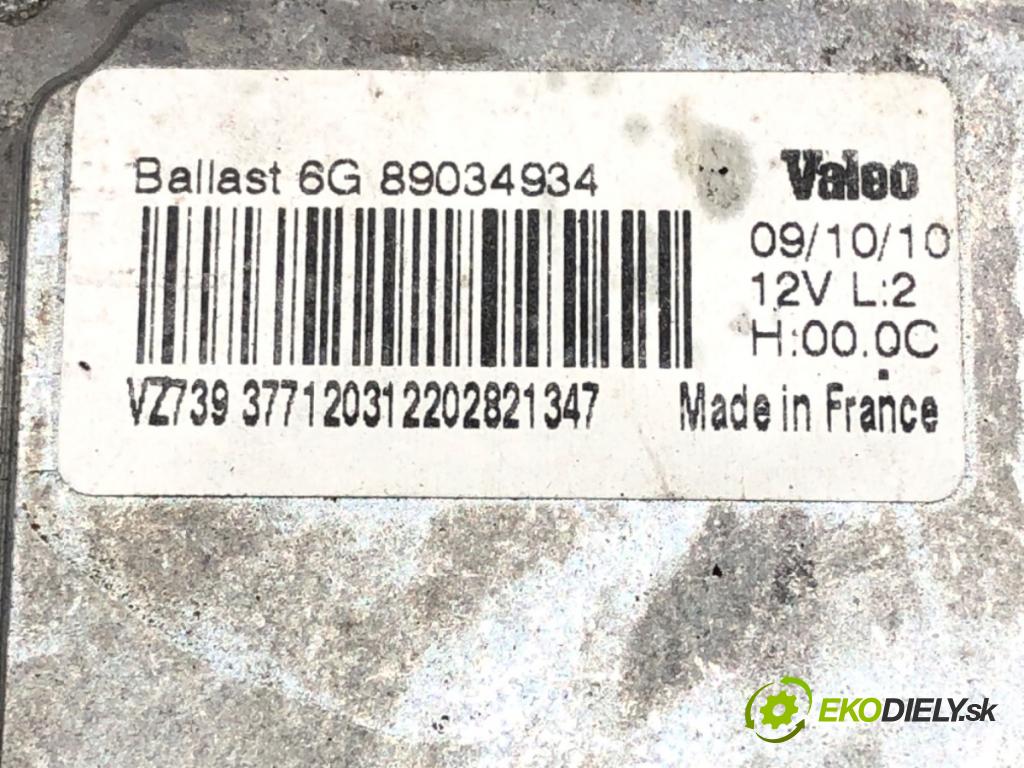 RENAULT GRAND SCÉNIC III (JZ0/1_) 2009 - 2022    2.0 dCi (JZ0Y) 110 kW [150 KM] olej napędowy 2009 - 2022  Menič XENON 89034934 (Riadiace jednotky xenónu)