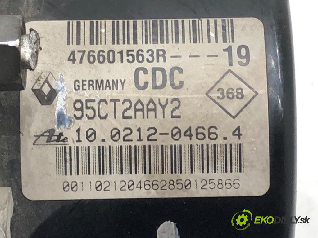 RENAULT GRAND SCÉNIC III (JZ0/1_) 2009 - 2022    2.0 dCi (JZ0Y) 110 kW [150 KM] olej napędowy 2009 - 2022  Pumpa ABS 476601563R (Pumpy ABS)