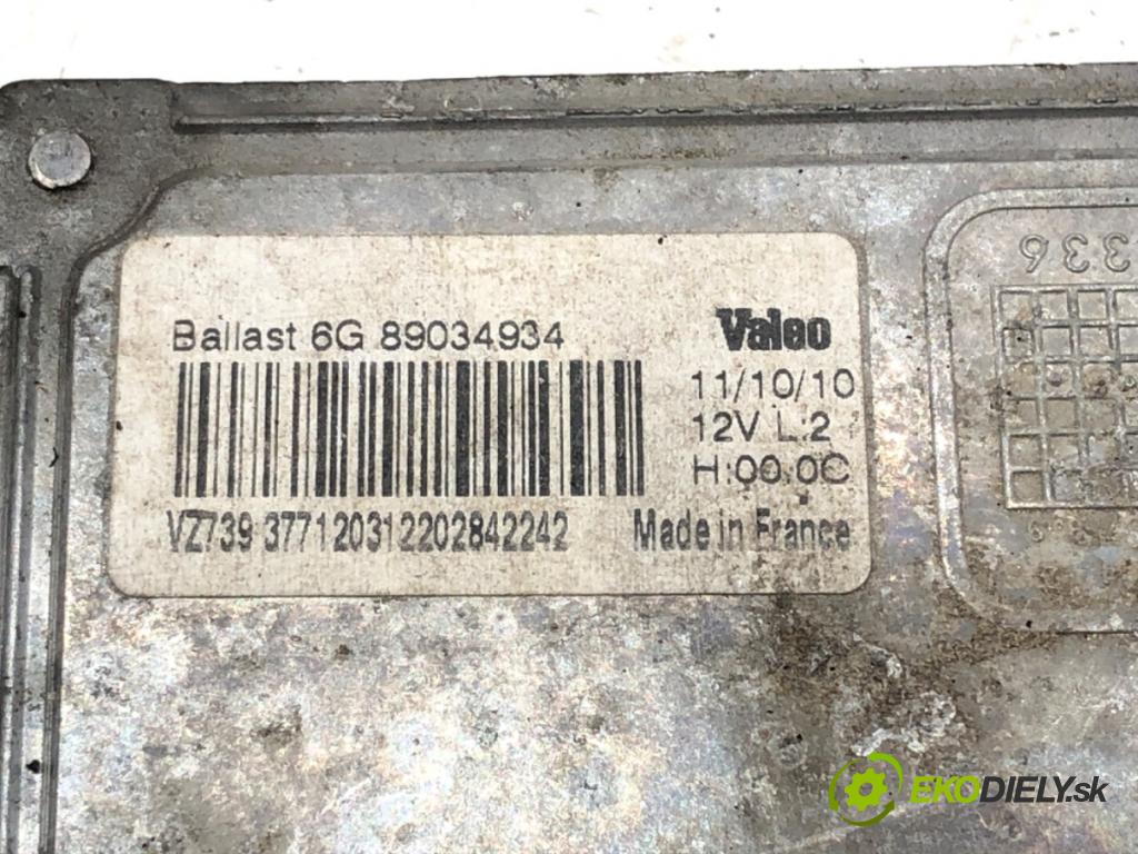 RENAULT GRAND SCÉNIC III (JZ0/1_) 2009 - 2022    2.0 dCi (JZ0Y) 110 kW [150 KM] olej napędowy 2009 - 2022  Menič XENON 89034934 (Riadiace jednotky xenónu)