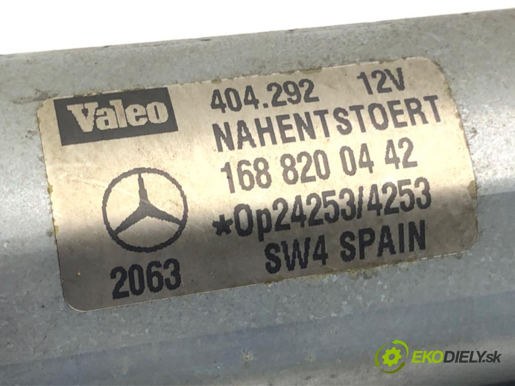 MERCEDES-BENZ KLASA A (W168) 1997 - 2005    A 170 CDI (168.009, 168.109) 70 kW [95 KM] olej napędowy 2001 - 2004  motor stěračů zadní část 1688200442