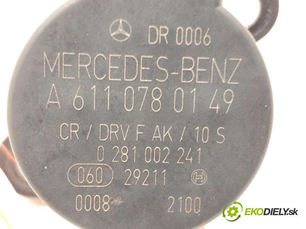 MERCEDES-BENZ KLASA A (W168) 1997 - 2005    A 170 CDI (168.009, 168.109) 70 kW [95 KM] olej napędowy 2001 - 2004  Snímač tlaku paliva A6110780149 (Snímače)