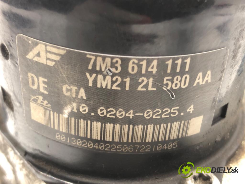 VW SHARAN (7M8, 7M9, 7M6) 1995 - 2010    1.9 TDI 85 kW [115 KM] olej napędowy 2000 - 2010  Pumpa ABS 7M3907379B (Pumpy ABS)