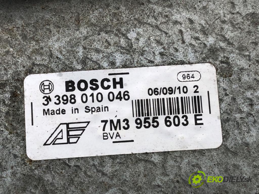 VW SHARAN (7M8, 7M9, 7M6) 1995 - 2010    1.9 TDI 85 kW [115 KM] olej napędowy 2000 - 2010  Mechanizmus stieračov predný  (Motorčeky stieračov predné)