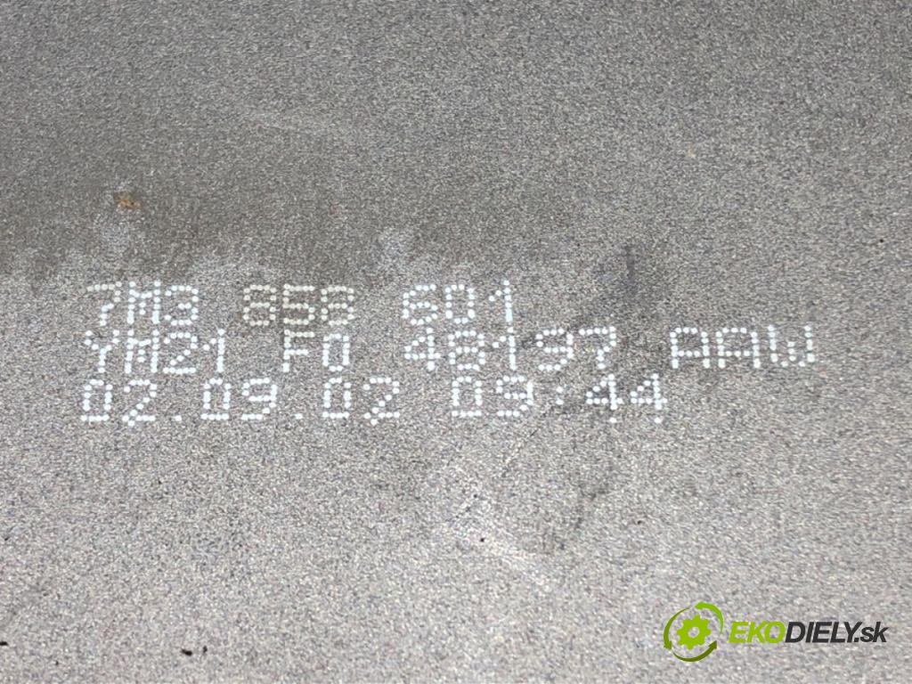 VW SHARAN (7M8, 7M9, 7M6) 1995 - 2010    1.9 TDI 85 kW [115 KM] olej napędowy 2000 - 2010  Držiak na nápoje 7M3858601 (Úchyty, držiaky na nápoje)