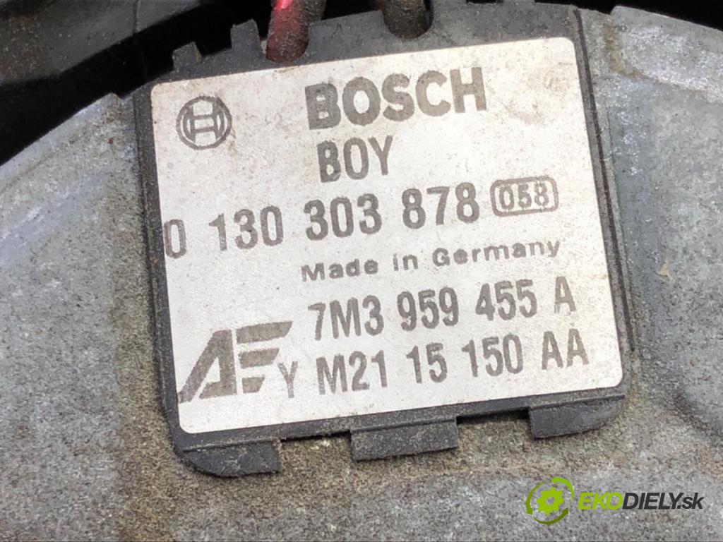VW SHARAN (7M8, 7M9, 7M6) 1995 - 2010    1.9 TDI 85 kW [115 KM] olej napędowy 2000 - 2010  Ventilátor chladiča 0130303878 7M3959455A (Ventilátory)