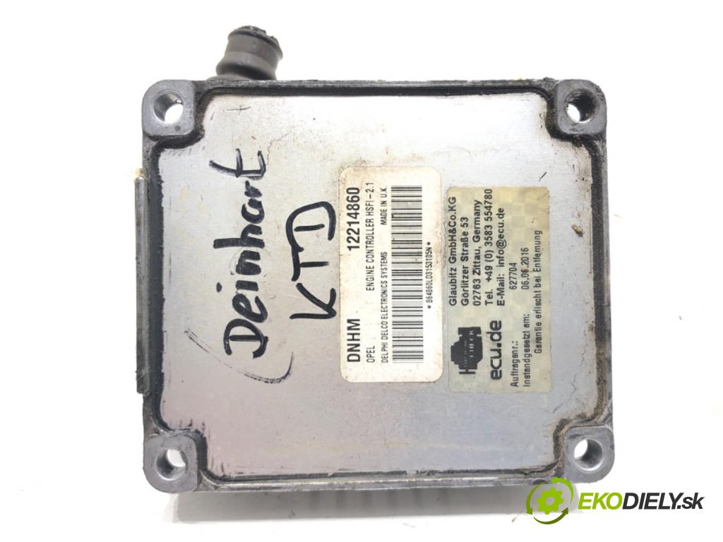 OPEL ASTRA G liftback (T98) 1998 - 2009    1.6 LPG (F48) 62 kW [84 KM] Benzyna / gaz samochodowy (LPG) 1998 - 2005  riadiaca jednotka Motor 12214860 (Riadiace jednotky)