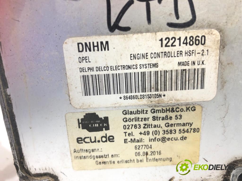 OPEL ASTRA G liftback (T98) 1998 - 2009    1.6 LPG (F48) 62 kW [84 KM] Benzyna / gaz samochodowy (LPG) 1998 - 2005  riadiaca jednotka Motor 12214860 (Riadiace jednotky)