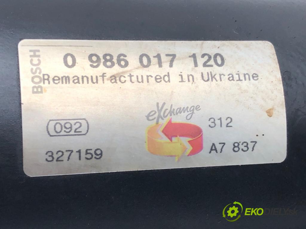 OPEL ASTRA G liftback (T98) 1998 - 2009    1.6 LPG (F48) 62 kW [84 KM] Benzyna / gaz samochodowy (LPG) 1998 - 2005  Štartér 0986017120 (Štartéry)