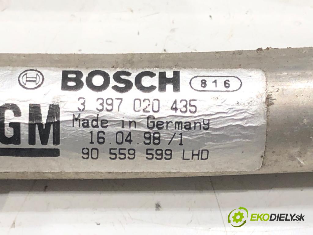 OPEL ASTRA G liftback (T98) 1998 - 2009    1.6 (F08, F48) 55 kW [75 KM] benzyna 1998 - 2000  Mechanizmus stieračov predný  (Motorčeky stieračov predné)