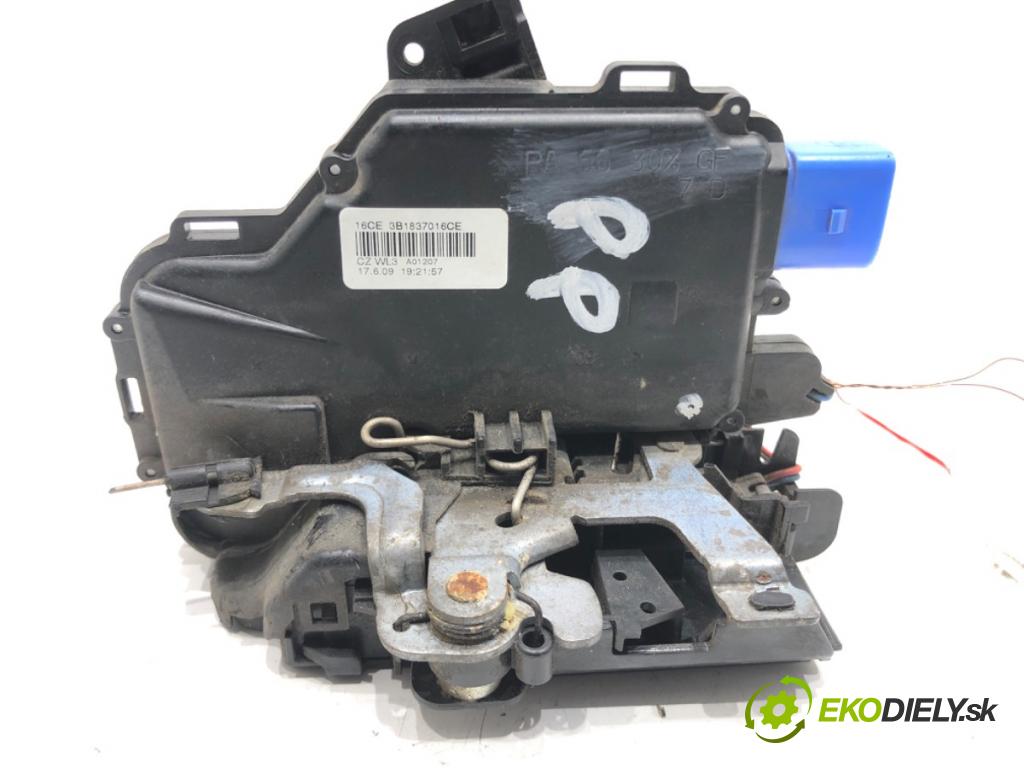 SKODA FABIA II (542) 2006 - 2014    1.4 TDI 59 kW [80 KM] olej napędowy 2007 - 2010  zámok dveře pravý přední část 3B1837016CE