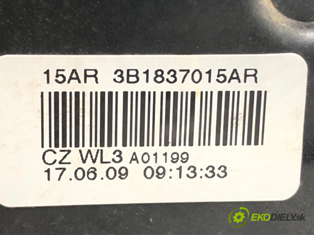 SKODA FABIA II (542) 2006 - 2014    1.4 TDI 59 kW [80 KM] olej napędowy 2007 - 2010  zámok dveře levý přední část 3B1837015AR