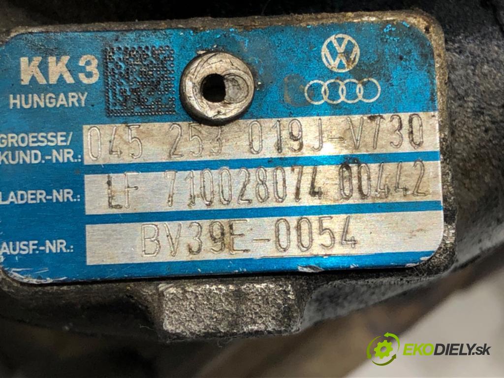 SKODA FABIA II (542) 2006 - 2014    1.4 TDI 59 kW [80 KM] olej napędowy 2007 - 2010  turbo 045253019J (Turbodúchadla (kompletní))