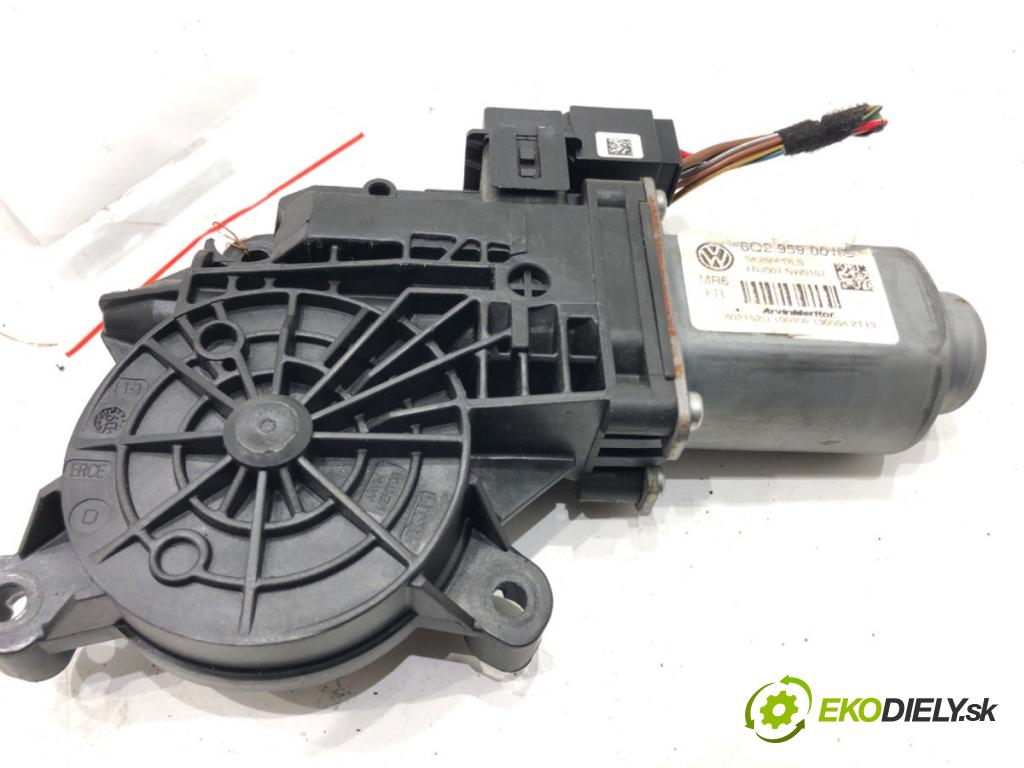 SKODA FABIA II (542) 2006 - 2014    1.4 TDI 59 kW [80 KM] olej napędowy 2007 - 2010  motorek sťahovaní okna přední část pravý 6Q2959801E (Ostatné)