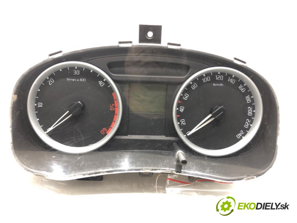 SKODA FABIA II (542) 2006 - 2014    1.4 TDI 59 kW [80 KM] olej napędowy 2007 - 2010  Prístrojovka 5J0920811C (Prístrojové dosky, displeje)