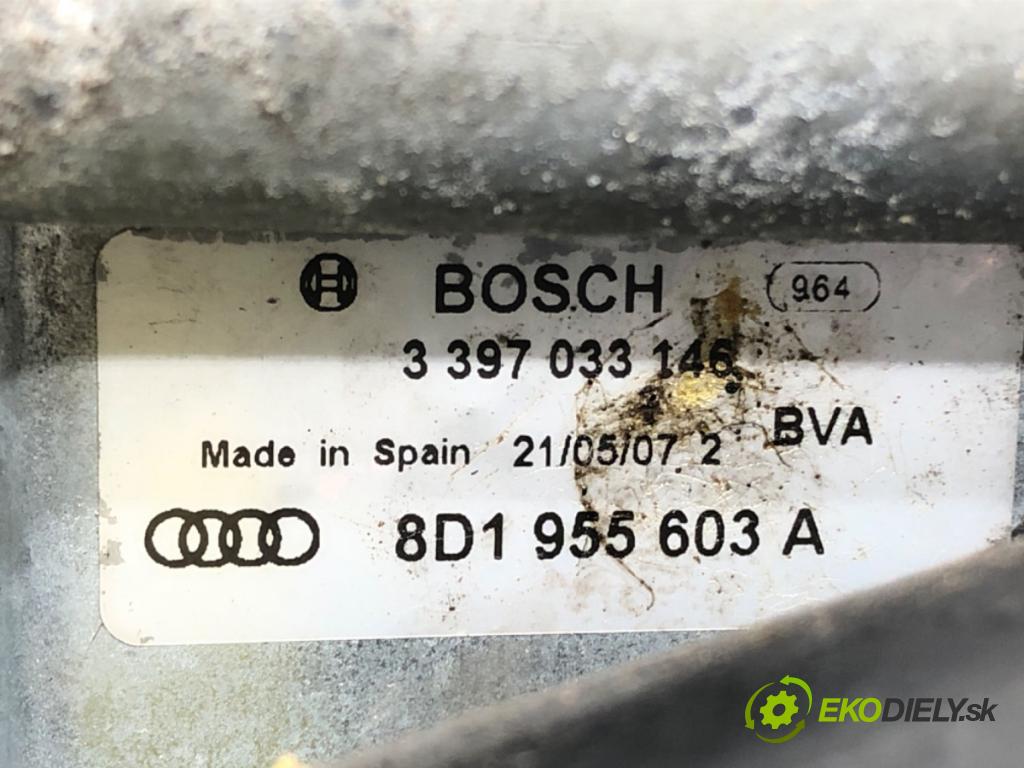 AUDI A4 B5 (8D2) 1994 - 2001    1.9 TDI 66 kW [90 KM] olej napędowy 1995 - 2000  Mechanizmus stieračov predný  (Motorčeky stieračov predné)