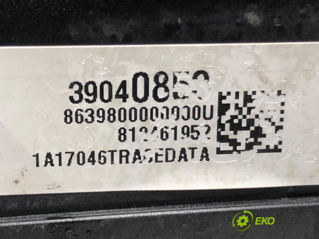 OPEL ASTRA K Sports Tourer (B16) 2015 - 2022    1.6 CDTi (35) 81 kW [110 KM] olej napędowy 2015 - 2022  skříňka poistková 39040850 (Pojistkové skříňky)