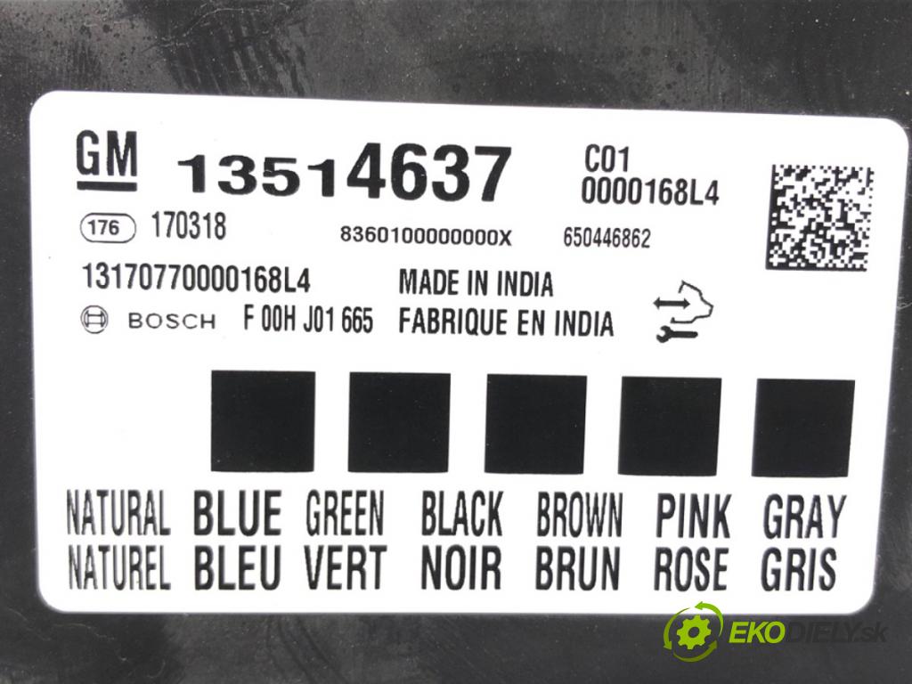OPEL ASTRA K Sports Tourer (B16) 2015 - 2022    1.6 CDTi (35) 81 kW [110 KM] olej napędowy 2015 - 2022  Modul komfortu 13514637 (Moduly komfortu)