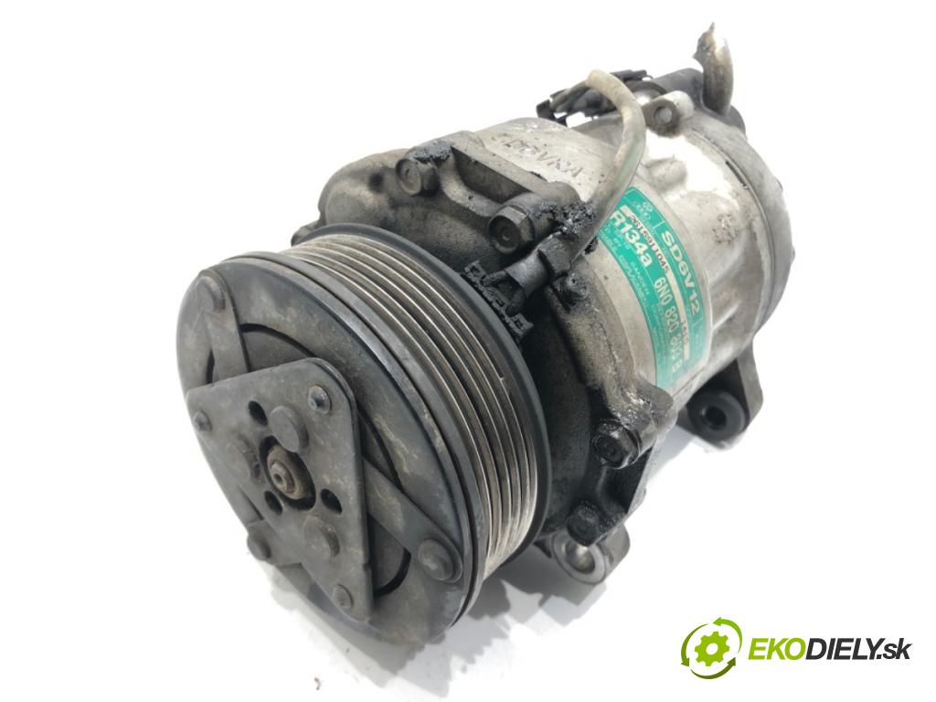 VW POLO (6N2) 1999 - 2001    1.4 TDI 55 kW [75 KM] olej napędowy 1999 - 2001  kompresor klimatizace 6N0820803B (Kompresory)
