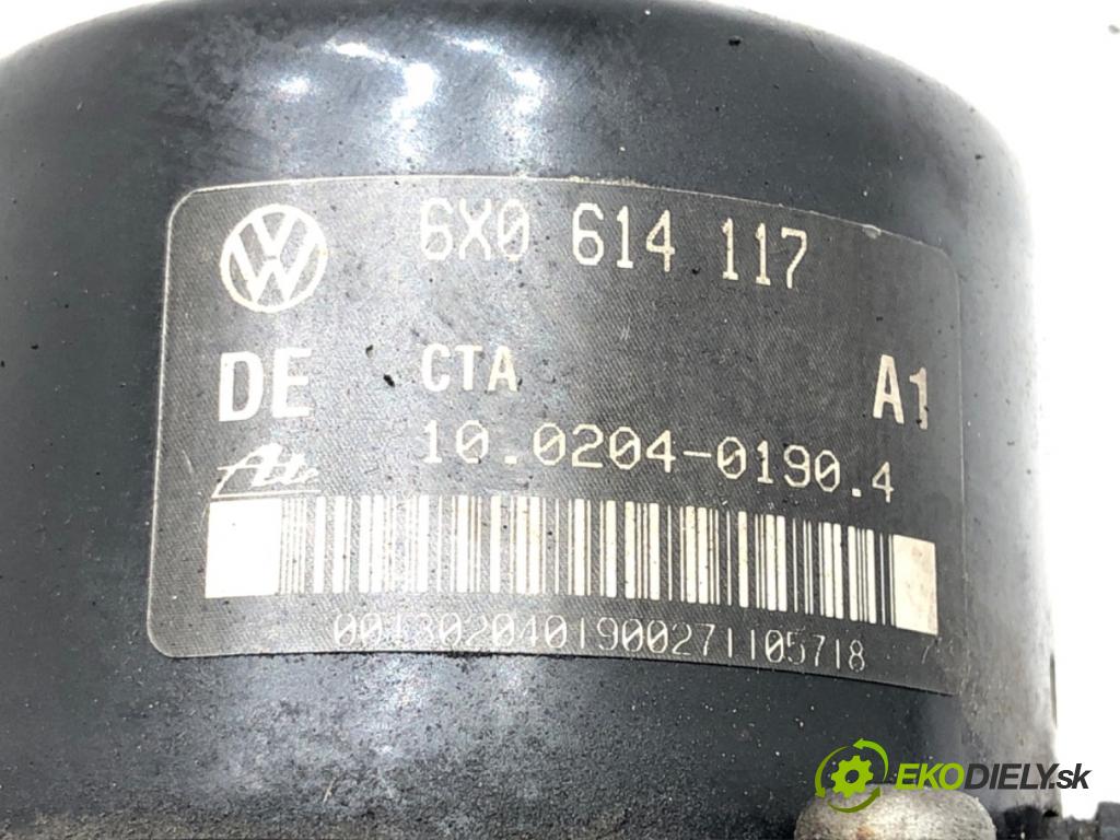 VW POLO (6N2) 1999 - 2001    1.4 TDI 55 kW [75 KM] olej napędowy 1999 - 2001  Pumpa ABS 6X0614117 6X0907379B (Pumpy ABS)