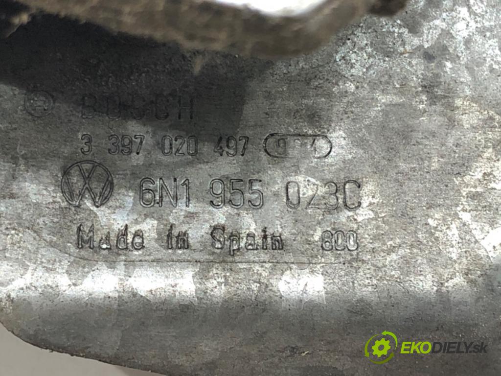 VW POLO (6N2) 1999 - 2001    1.4 TDI 55 kW [75 KM] olej napędowy 1999 - 2001  Mechanizmus stieračov predný 6N1955023C (Motorčeky stieračov predné)