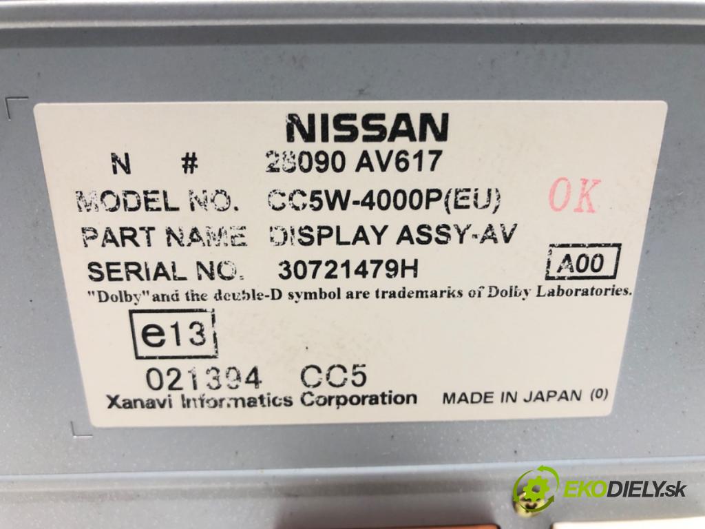 NISSAN PRIMERA (P12) 2002 - 2022    1.8 LPG 85 kW [115 KM] Benzyna / gaz samochodowy (LPG) 2002 - 2022  Dislpej 28090AV617 (Prístrojové dosky, displeje)