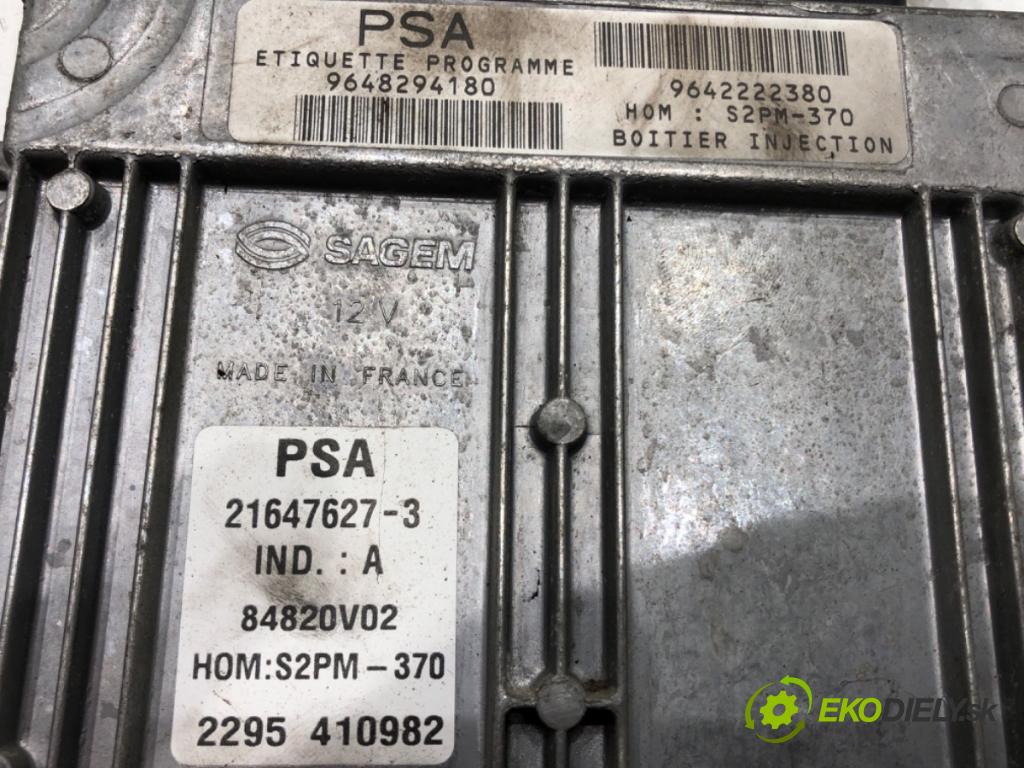 CITROEN C3 I (FC_, FN_) 2002 - 2022    1.4 i 54 kW [73 KM] benzyna 2002 - 2010  riadiaca jednotka Motor 9648294180 (Riadiace jednotky)