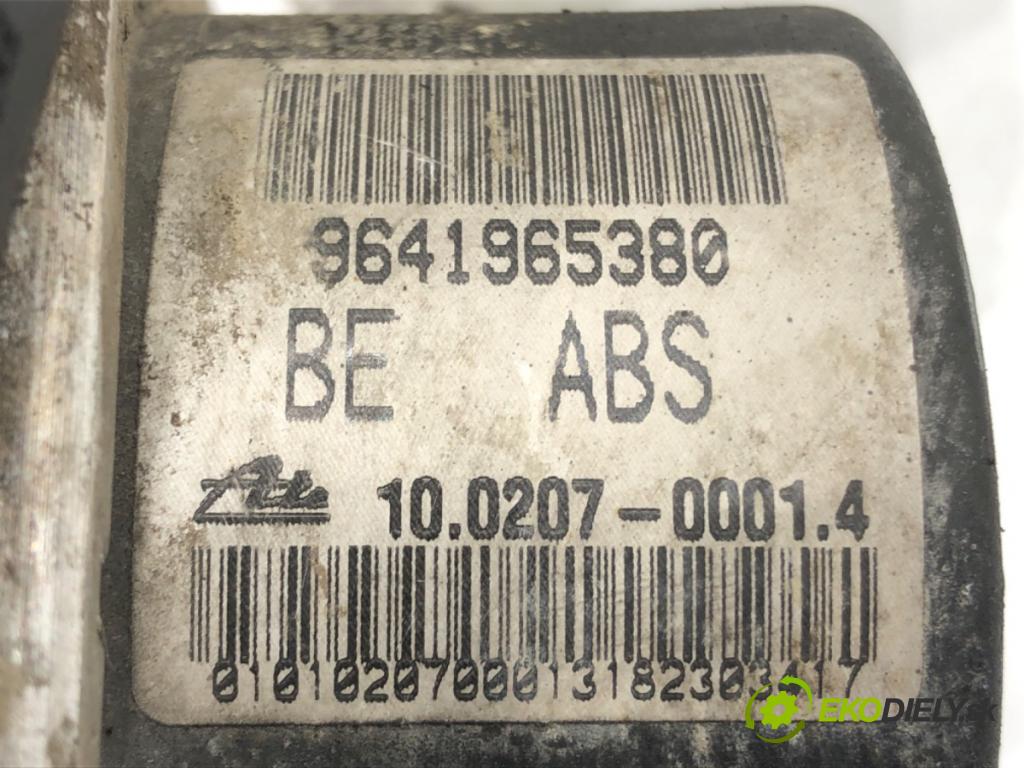 CITROEN C3 I (FC_, FN_) 2002 - 2022    1.4 i 54 kW [73 KM] benzyna 2002 - 2010  Pumpa ABS 9641965380 (Pumpy ABS)