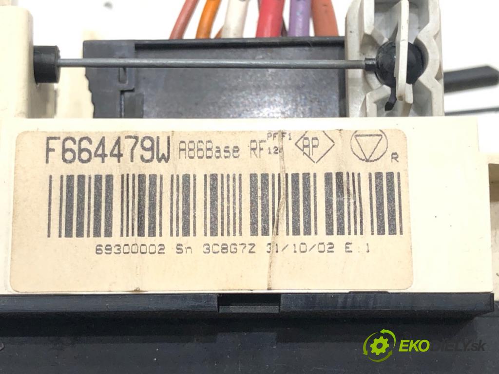 CITROEN C3 I (FC_, FN_) 2002 - 2022    1.4 i 54 kW [73 KM] benzyna 2002 - 2010  Panel ovládania kúrenia F664479W (Prepínače, spínače, tlačidlá a ovládače kúrenia)