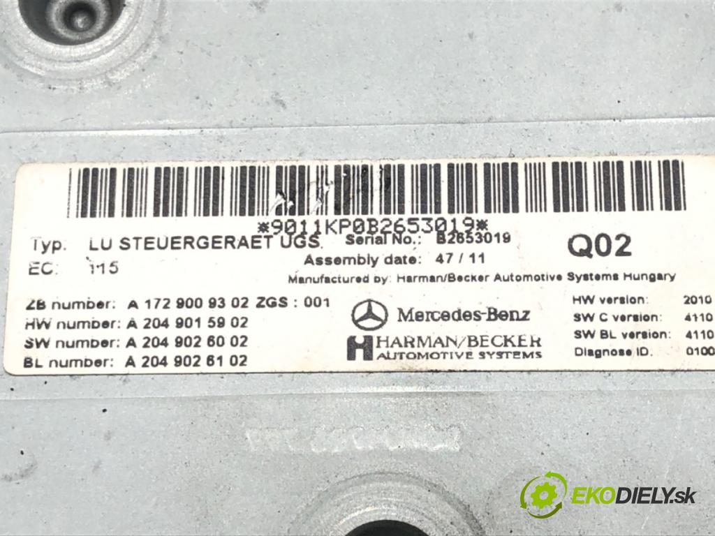 MERCEDES-BENZ KLASA C (W204) 2007 - 2015    C 180 CGI (204.031) 115 kW [156 KM] benzyna 2008 - 2014  Zosilňovač A2049015902 (Zosilňovače)