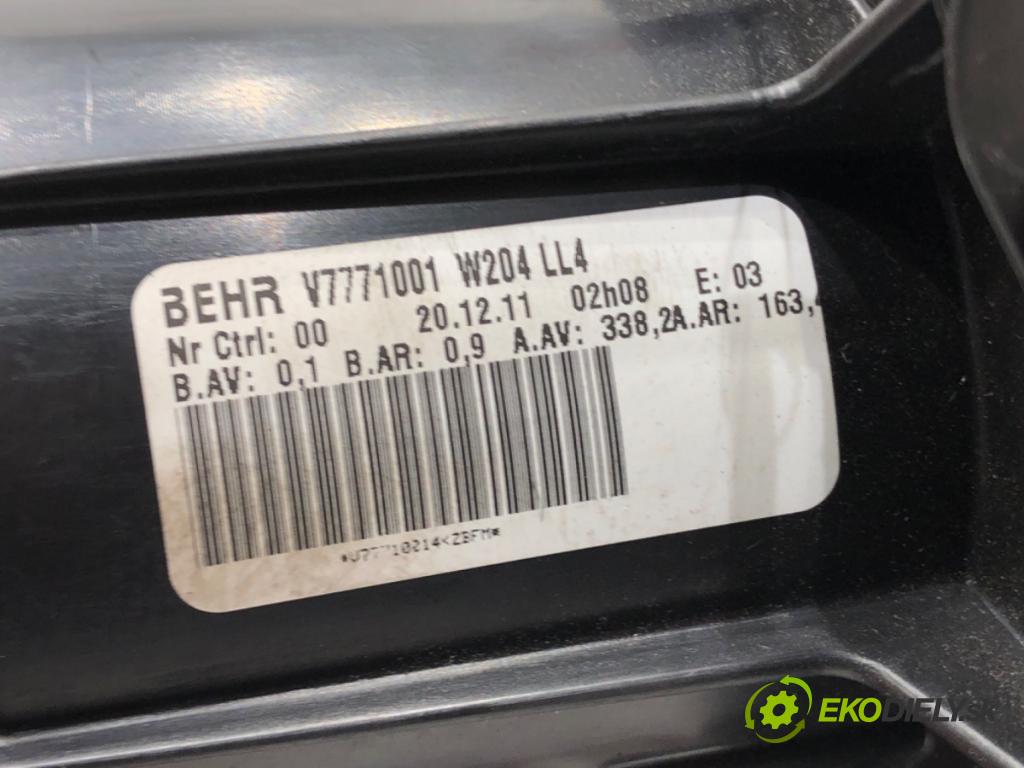 MERCEDES-BENZ KLASA C (W204) 2007 - 2015    C 180 CGI (204.031) 115 kW [156 KM] benzyna 2008 - 2014  ventilátor kúrenia V7771001