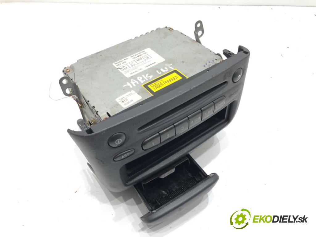 TOYOTA YARIS (_P1_) 1999 - 2005    1.0 (SCP10_) 50 kW [68 KM] benzyna 1999 - 2005  RADIO  (Audio zariadenia)