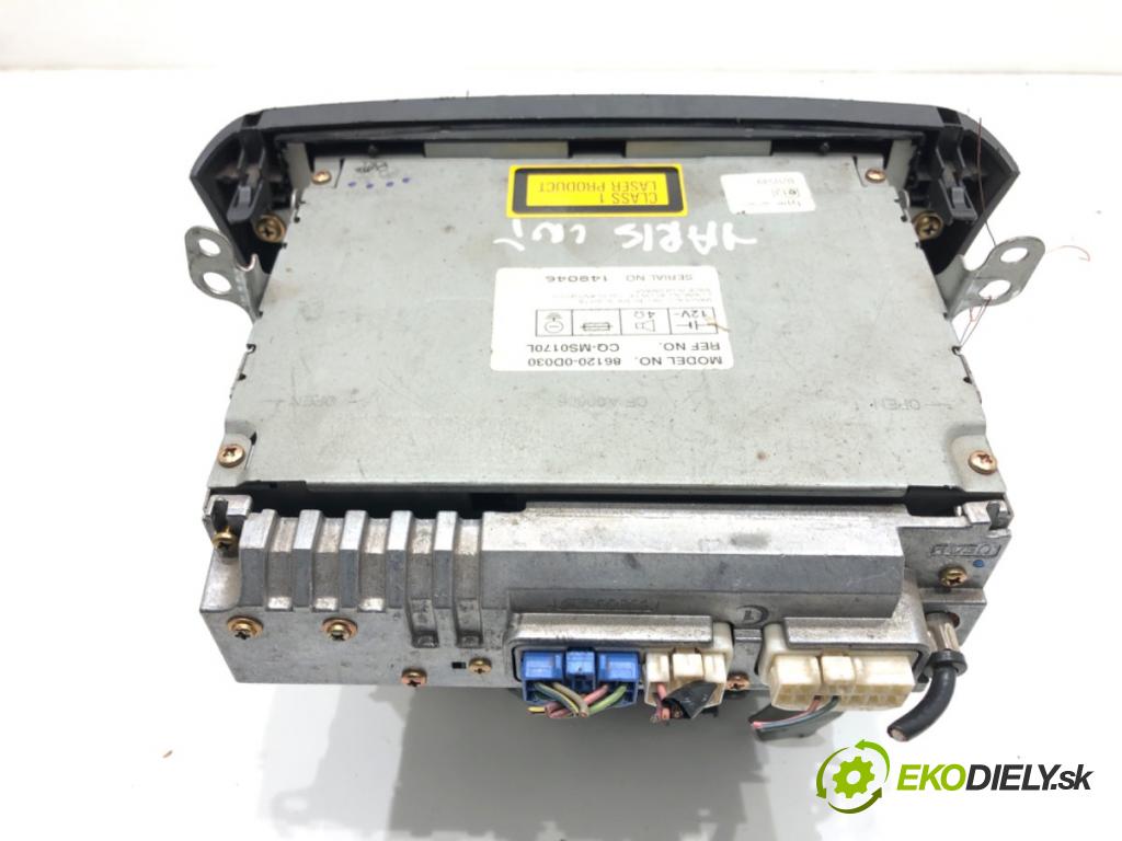 TOYOTA YARIS (_P1_) 1999 - 2005    1.0 (SCP10_) 50 kW [68 KM] benzyna 1999 - 2005  RADIO  (Audio zariadenia)