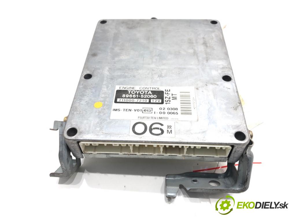 TOYOTA YARIS (_P1_) 1999 - 2005    1.0 (SCP10_) 50 kW [68 KM] benzyna 1999 - 2005  riadiaca jednotka Motor 89661-52060 (Riadiace jednotky)