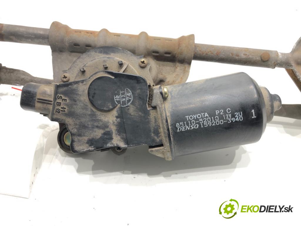 TOYOTA YARIS (_P1_) 1999 - 2005    1.0 (SCP10_) 50 kW [68 KM] benzyna 1999 - 2005  Mechanizmus stieračov predný 85110-52010 (Motorčeky stieračov predné)