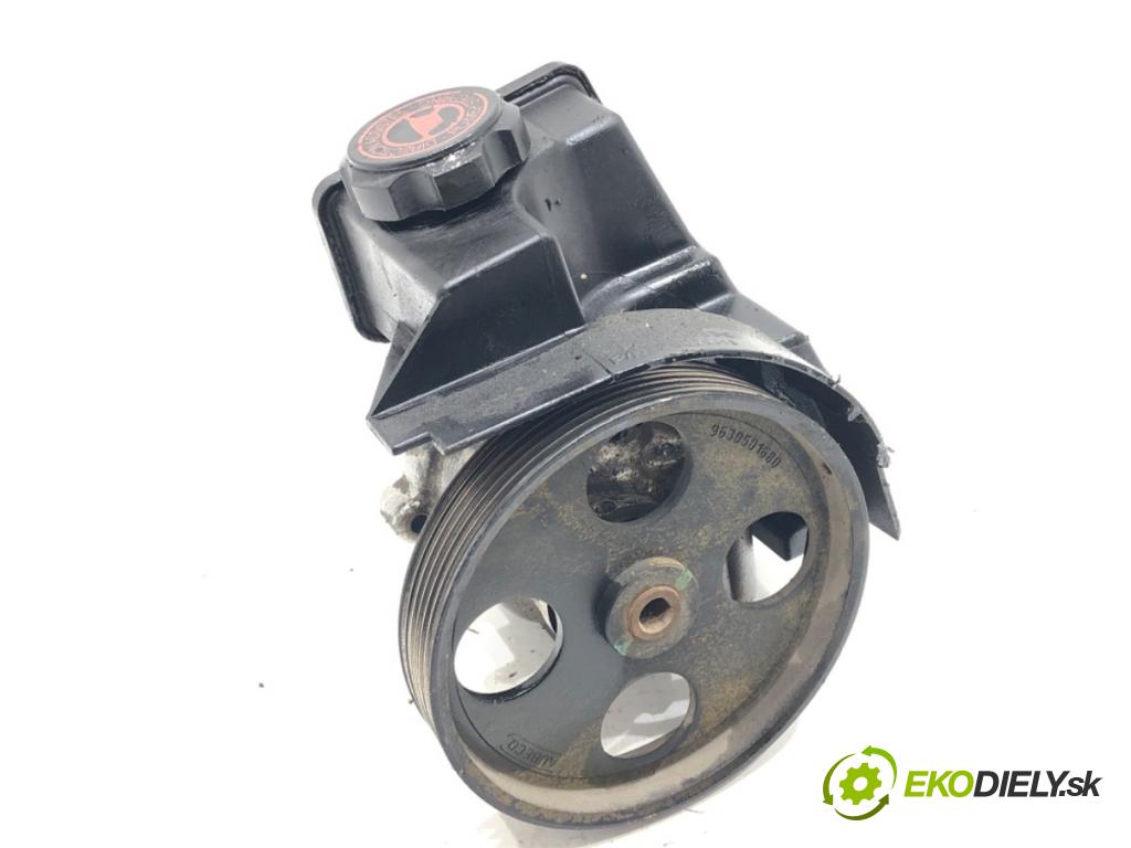 PEUGEOT 206 liftback (2A/C) 1998 - 2012    1.4 i 55 kW [75 KM] benzyna 1998 - 2012  Pumpa servočerpadlo 9631411580 (Servočerpadlá, pumpy riadenia)