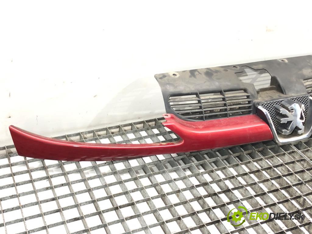 PEUGEOT 206 liftback (2A/C) 1998 - 2012    1.4 i 55 kW [75 KM] benzyna 1998 - 2012  mřížka maska  (Mřížky (masky) chladičů)