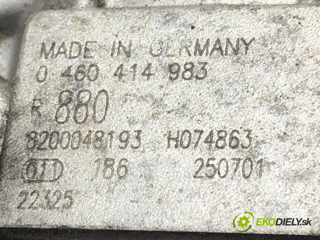 RENAULT SCÉNIC I nadwozie wielkoprzestrzenne (MPV) (JA0/1_, FA0_) 1999 - 2010    1.9 dTi (JA1U) 59 kW [80 KM] olej napędowy 2001 - 2003  Pumpa vstrekovacia 8200048193 0460414983 (Vstrekovacie čerpadlá)