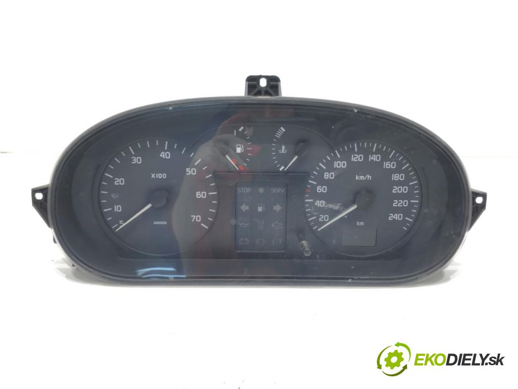 RENAULT SCÉNIC I nadwozie wielkoprzestrzenne (MPV) (JA0/1_, FA0_) 1999 - 2010    1.9 dTi (JA1U) 59 kW [80 KM] olej napędowy 2001 - 2003  Prístrojovka 8200071811 (Prístrojové dosky, displeje)