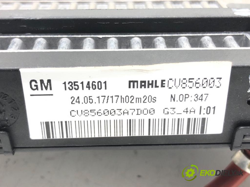 OPEL ASTRA K Sports Tourer (B16) 2015 - 2022    1.6 CDTi (35) 81 kW [110 KM] olej napędowy 2015 - 2022  topné těleso radiátor topení elektrická 13514601 (Radiátory topení)