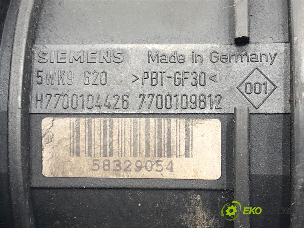 RENAULT SCÉNIC I nadwozie wielkoprzestrzenne (MPV) (JA0/1_, FA0_) 1999 - 2010    1.9 dCi (JA05, JA1F) 75 kW [102 KM] olej napędowy 1999 - 2003  Váha vzduchu 7700109812 (Váhy vzduchu)