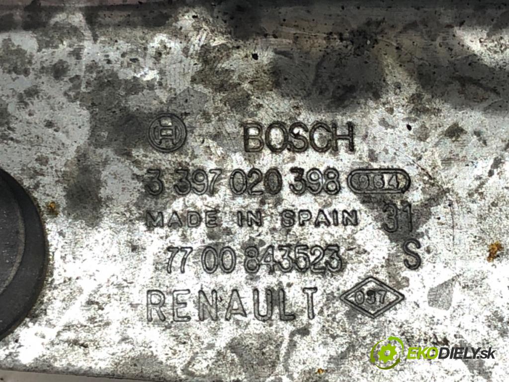 RENAULT SCÉNIC I nadwozie wielkoprzestrzenne (MPV) (JA0/1_, FA0_) 1999 - 2010    1.9 dCi (JA05, JA1F) 75 kW [102 KM] olej napędowy 1999 - 2003  Mechanizmus stieračov predný  (Motorčeky stieračov predné)