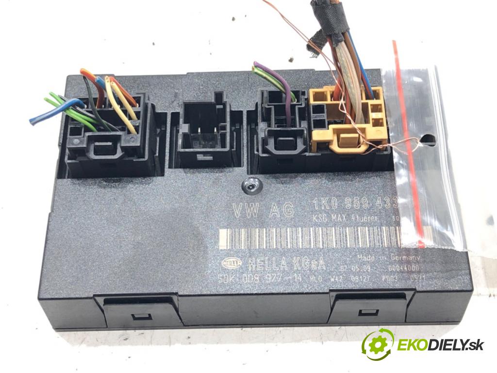 VW TOURAN (1T1, 1T2) 2003 - 2010    1.9 TDI 77 kW [105 KM] olej napędowy 2003 - 2010  Modul komfortu 1K0959433CR (Moduly komfortu)